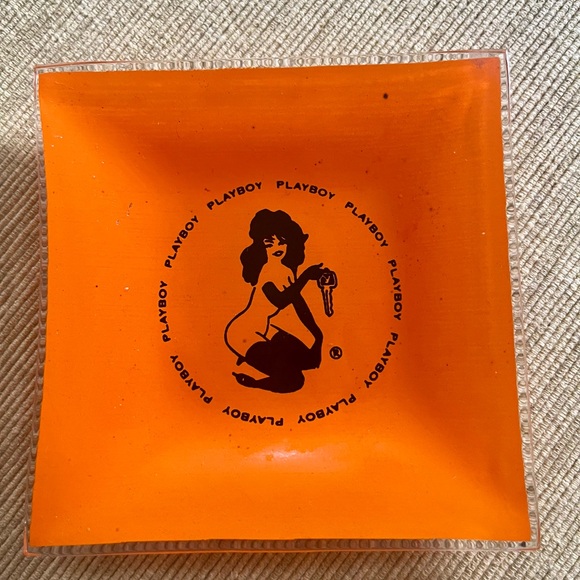 PLAYBOY Other - ~ VINTAGE ~ Playboy Bunny Glass Ashtray ~ 1960's